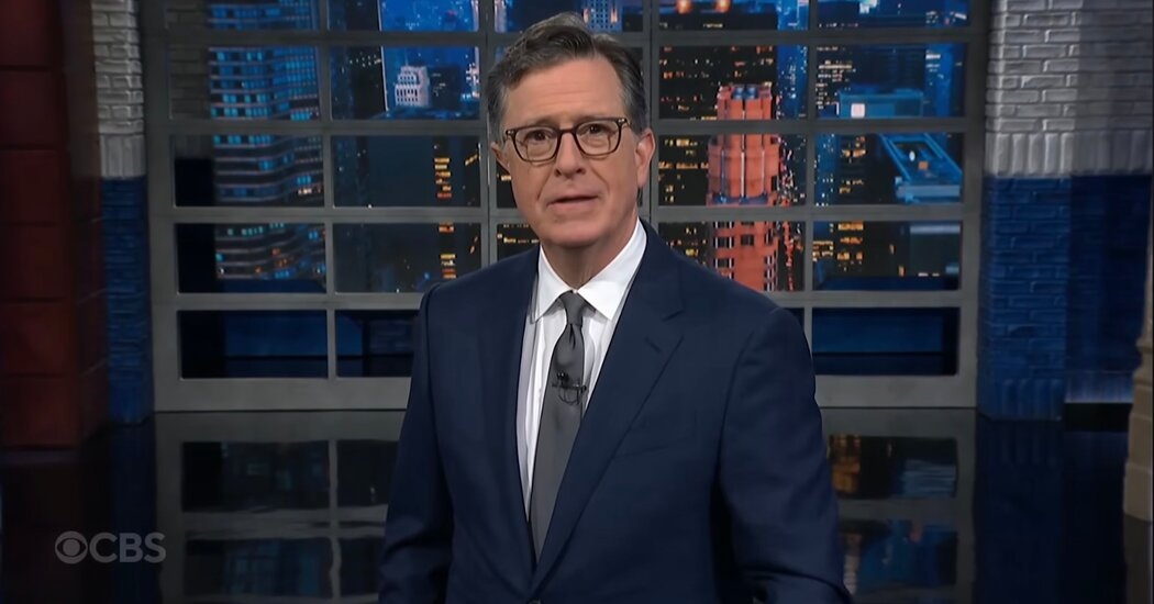 Stephen Colbert Chides Trump for Firing the Messenger (Again)