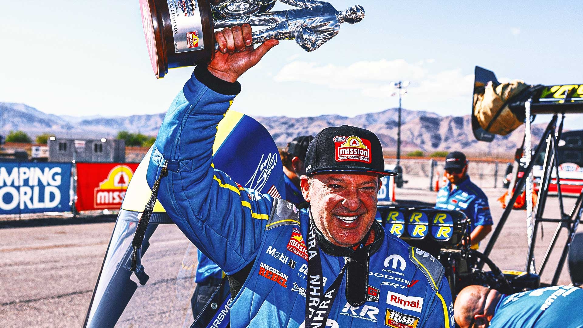Former NASCAR star Tony Stewart earns first career Top Fuel victory in NHRA