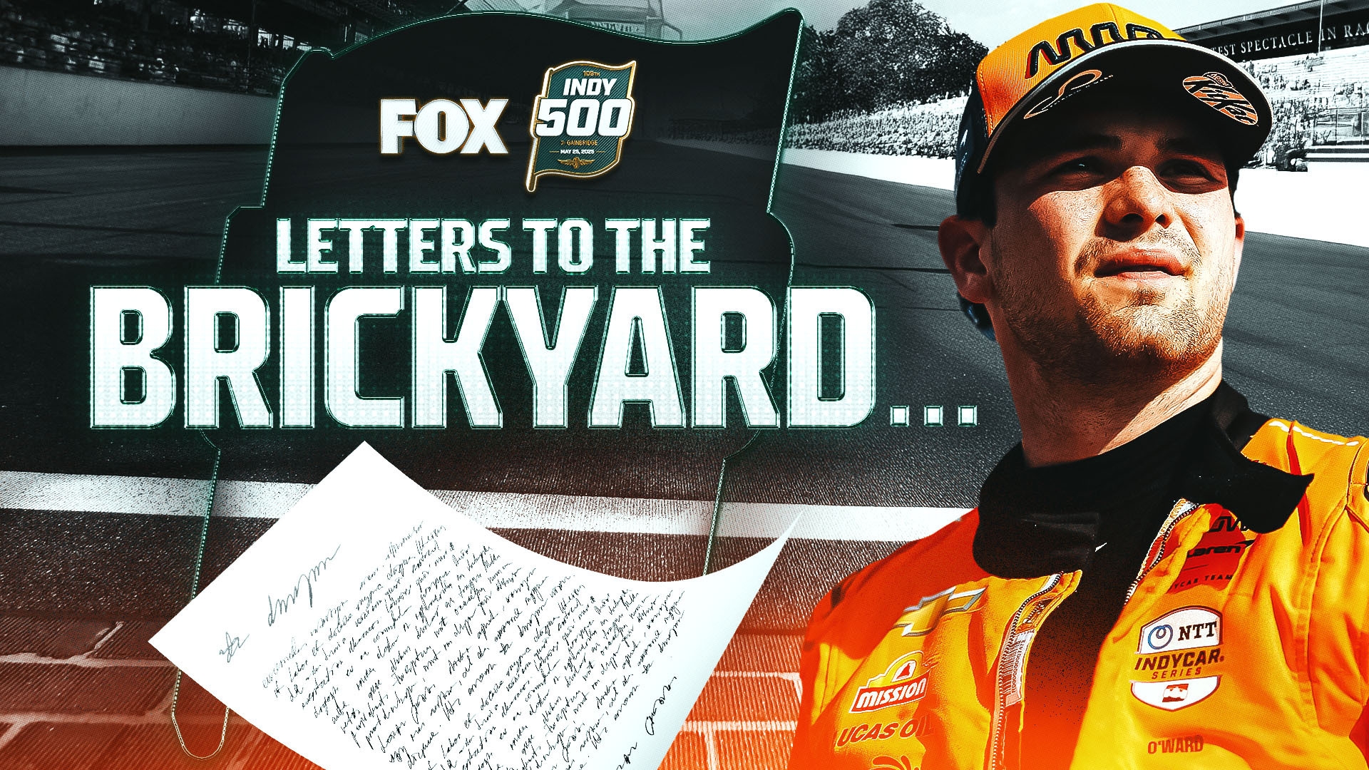 Pato O'Ward pens letter to Indy 500: ‘Had my heart broken here … but it also fuels me'