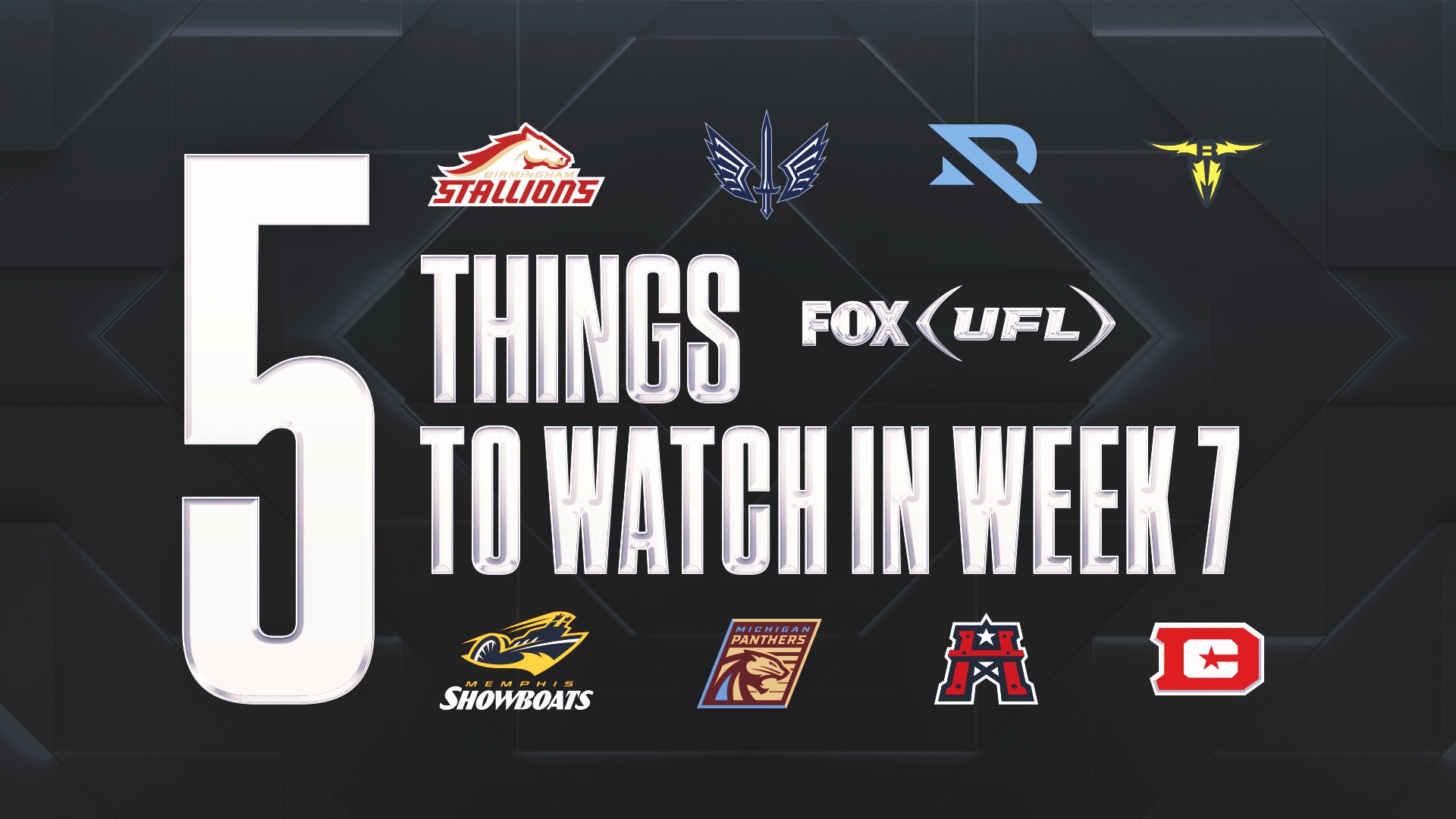 Five things to watch for in Week 7 of the 2025 UFL season