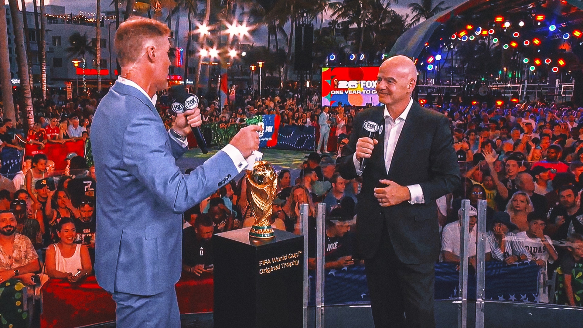 FIFA president Gianni Infantino feels World Cup fever: 'Soccer is conquering America'