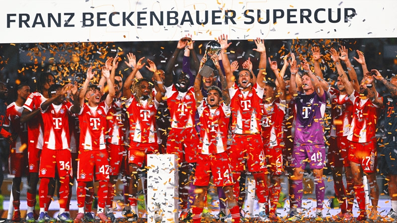 Luis Díaz Scores for Bayern to win German Supercup in His Debut