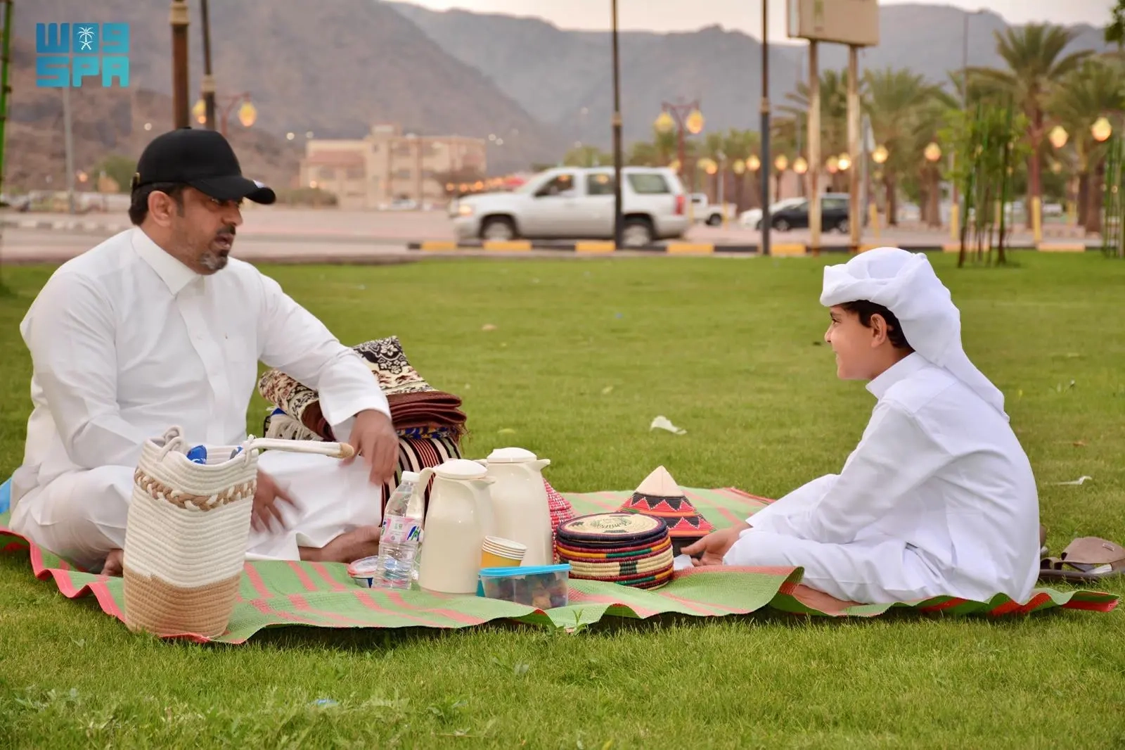 متنزه الأمير جلوي بنجران وجهة مفضلة للعائلات خلال شهر رمضان
