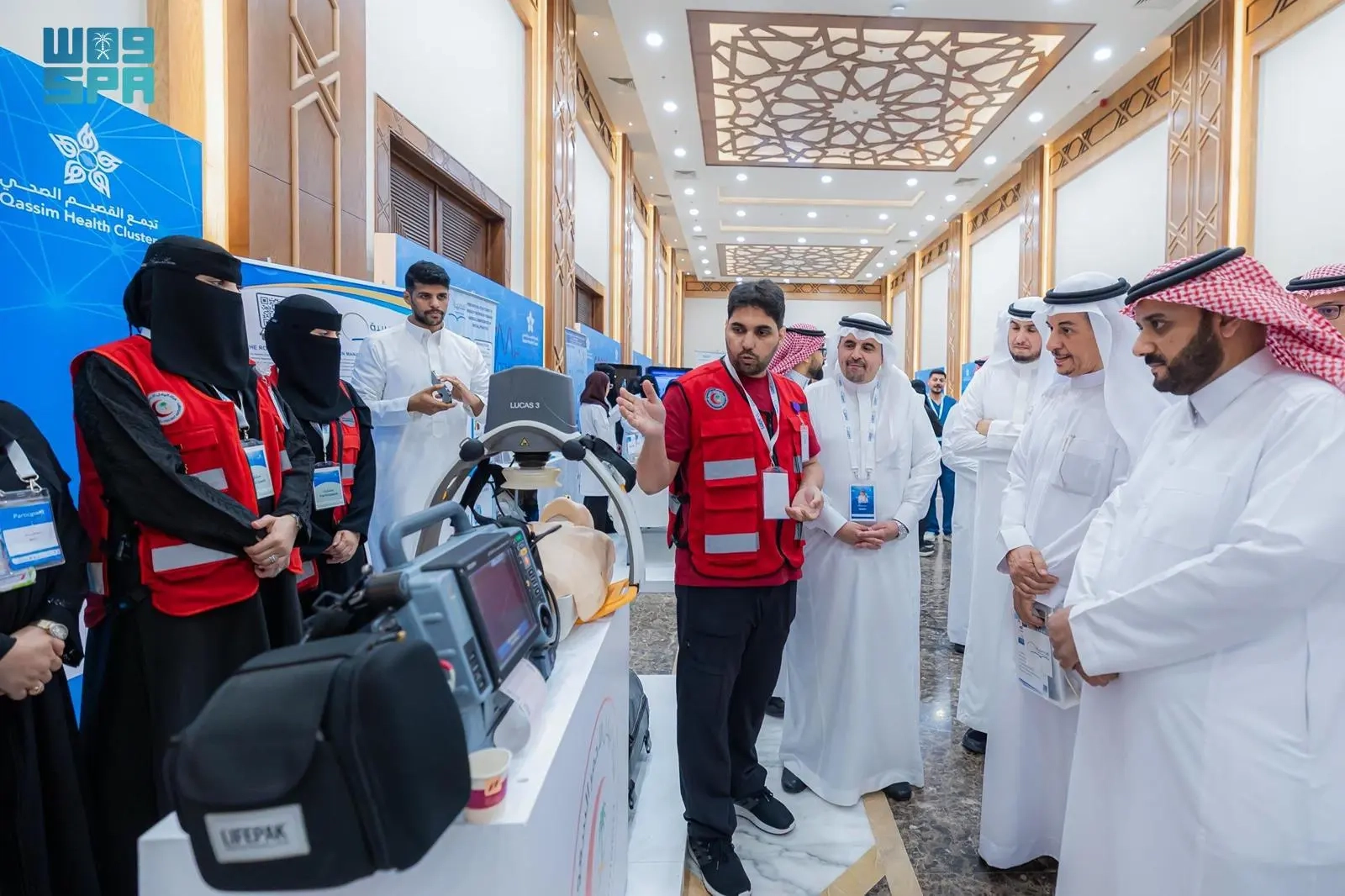 هيئة الهلال الأحمر بالقصيم تشارك في مؤتمر طب الطوارئ