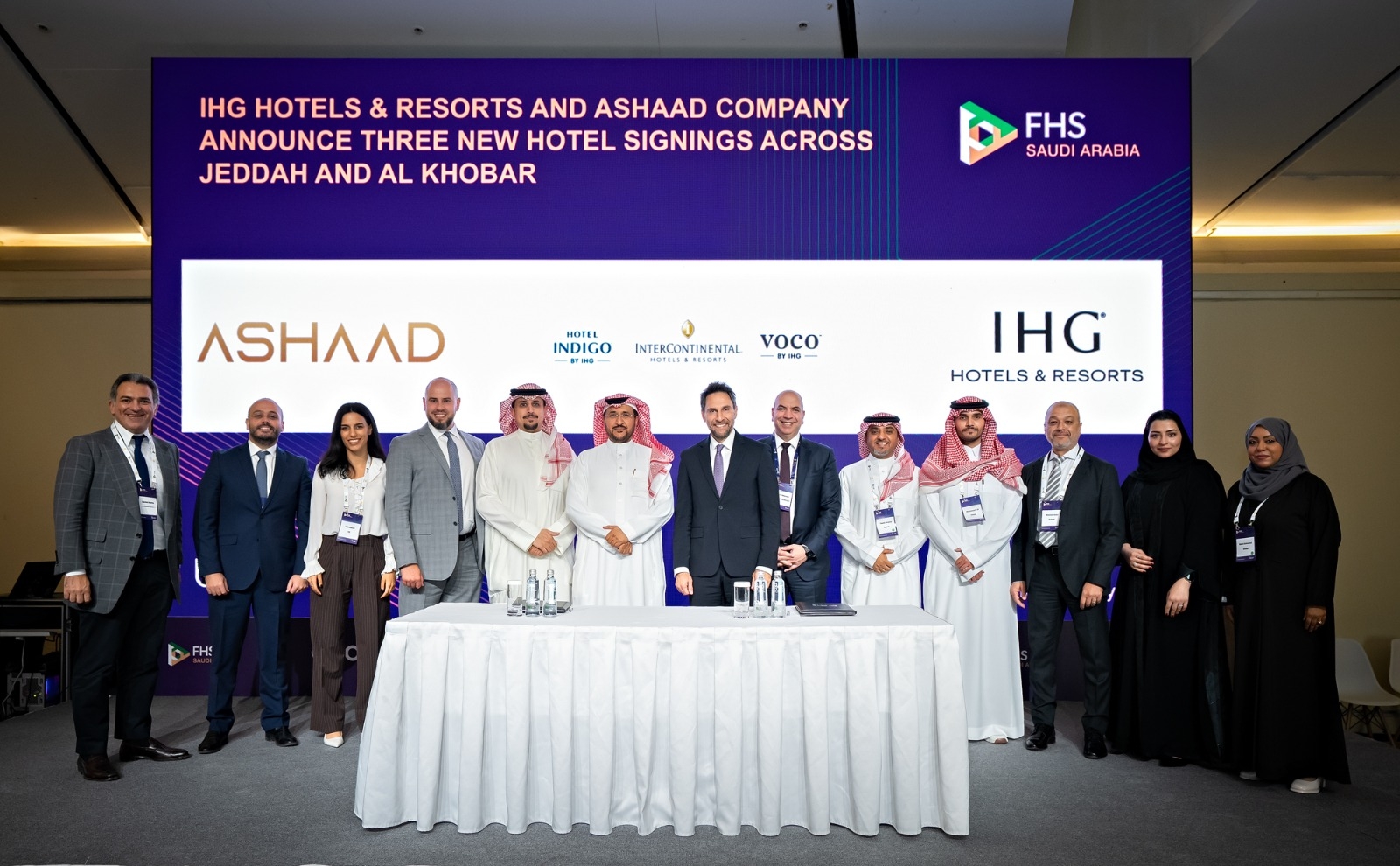 مجموعة فنادق ومنتجعات IHG وشركة أشاد توقعان اتفاقية لإطلاق ثلاثة فنادق جديدة في جدة والخُبر