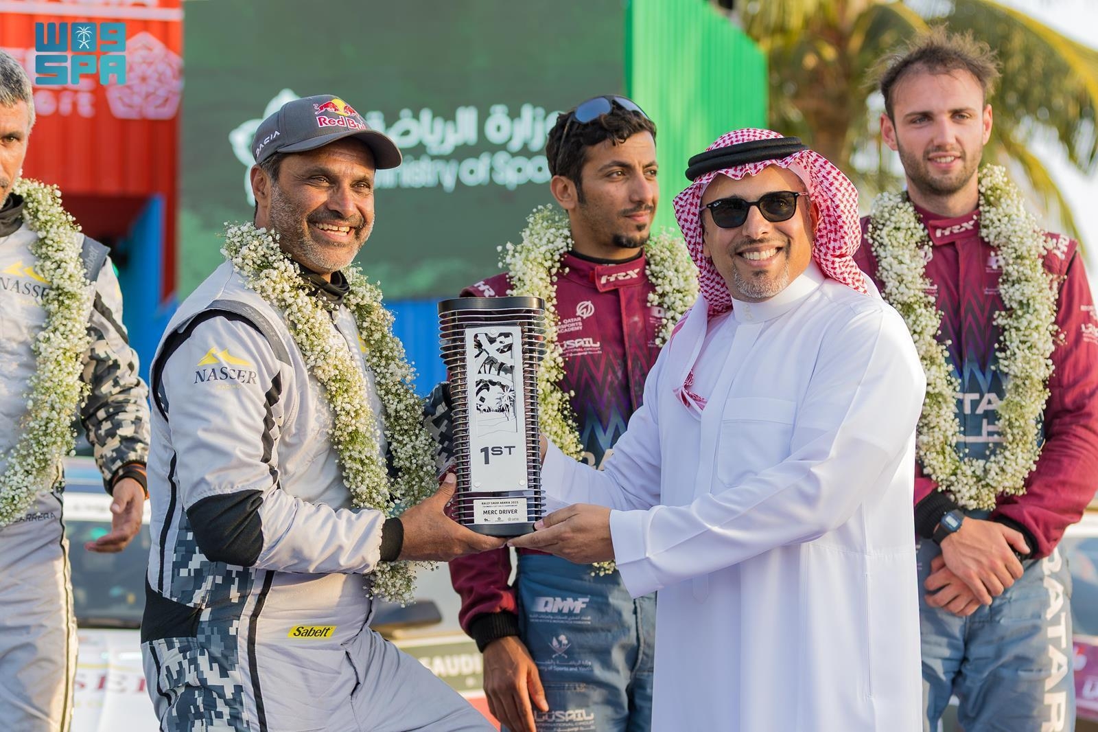 العطية يتوّج بلقب رالي السعودية والراشد يحصد المركز الثالث