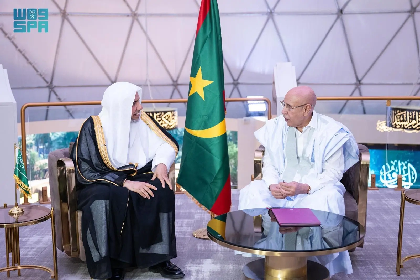 الرئيس الموريتاني والأمين العام لرابطة العالم الإسلامي يفتتحان متحف السيرة النبوية في نواكشوط