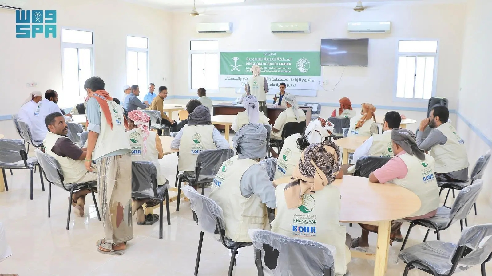 مركز الملك سلمان للإغاثة يدشّن بحضرموت البرنامج التدريبي لرفع قدرات المزارعين في اليمن