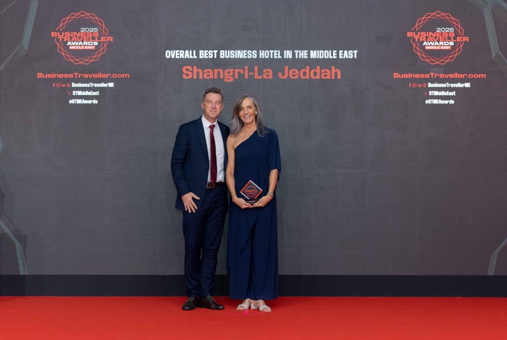 SHANGRI-LA JEDDAH SCOOPS TOP AWARD AS OVERALL BEST BUSINESS HOTEL IN THE MIDDLE EAST