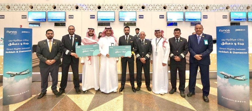 flynas Celebrates Launching Direct Flights Between Jeddah and Damascus