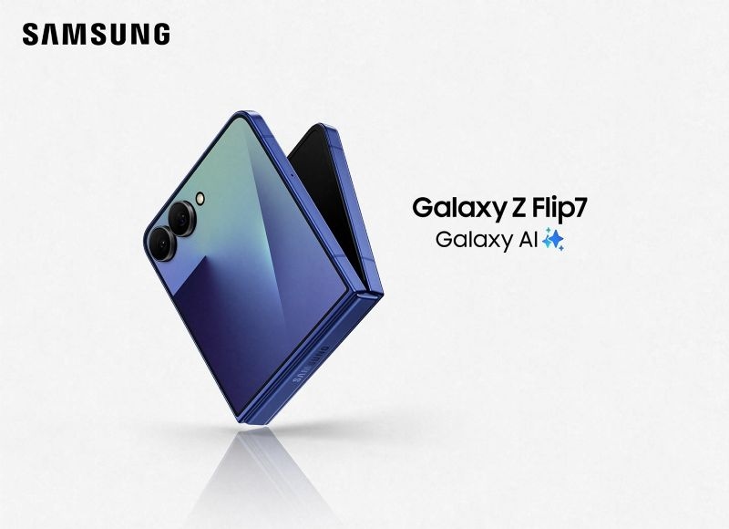 ‘Galaxy Z Flip7' من سامسونج: قوة الذكاء الاصطناعي في جهاز بحجم الجيب مع شاشة ‘FlexWindow' جديدة تغطي الواجهة بالكامل