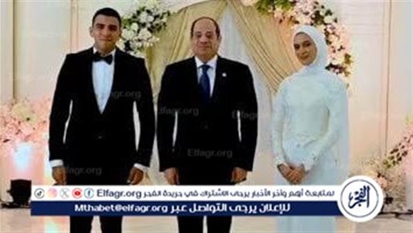 "الرئيس وعد وأوفى".. تعليق نشأت الديهي بعد حضور السيسي عقد قران ابنة الشهيد مهران