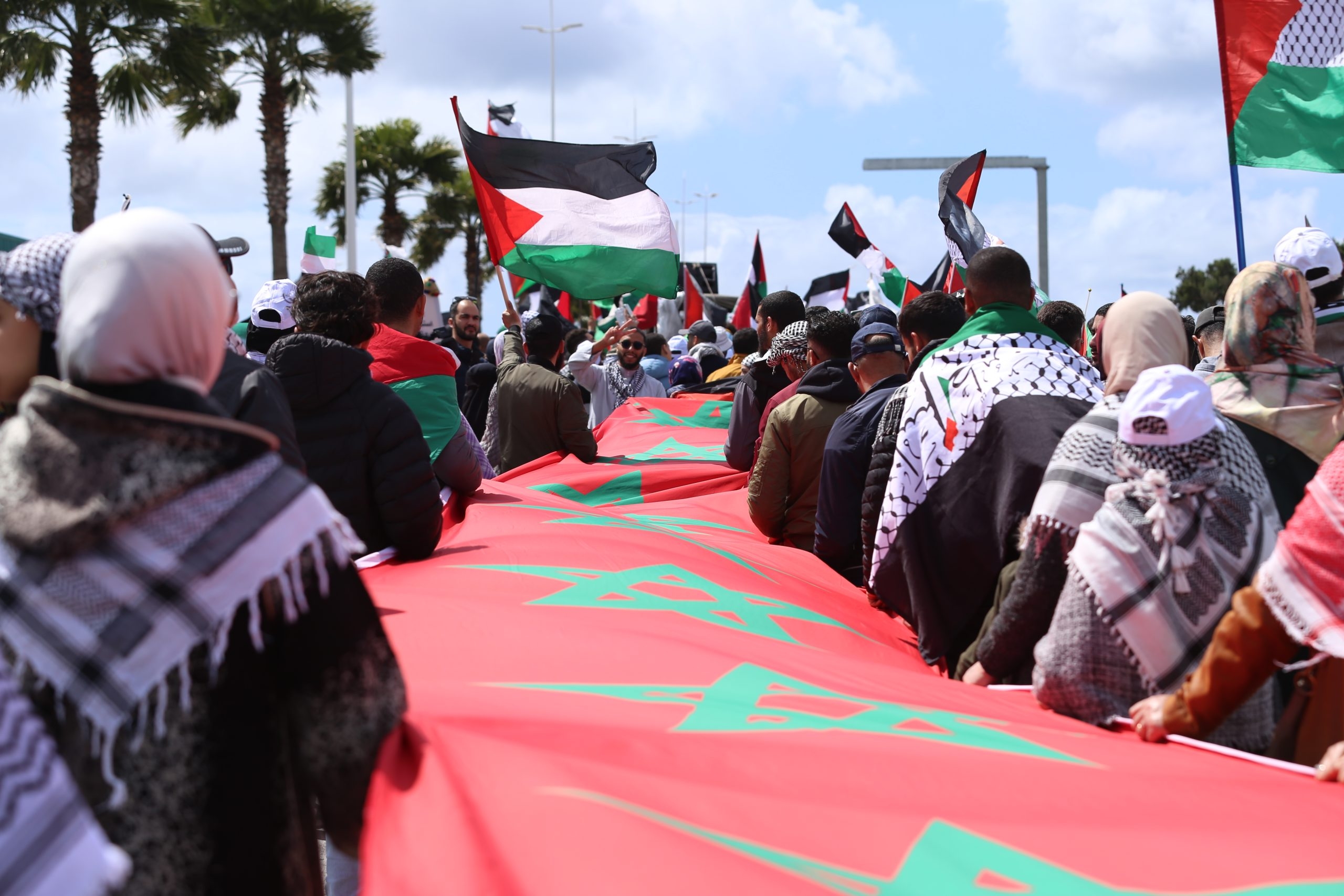 ✅ الهيئة المغربية لنصرة قضايا الأمة تدعو إلى وقفات 'طوفــ.ان الأقصـــ..ـى 77'