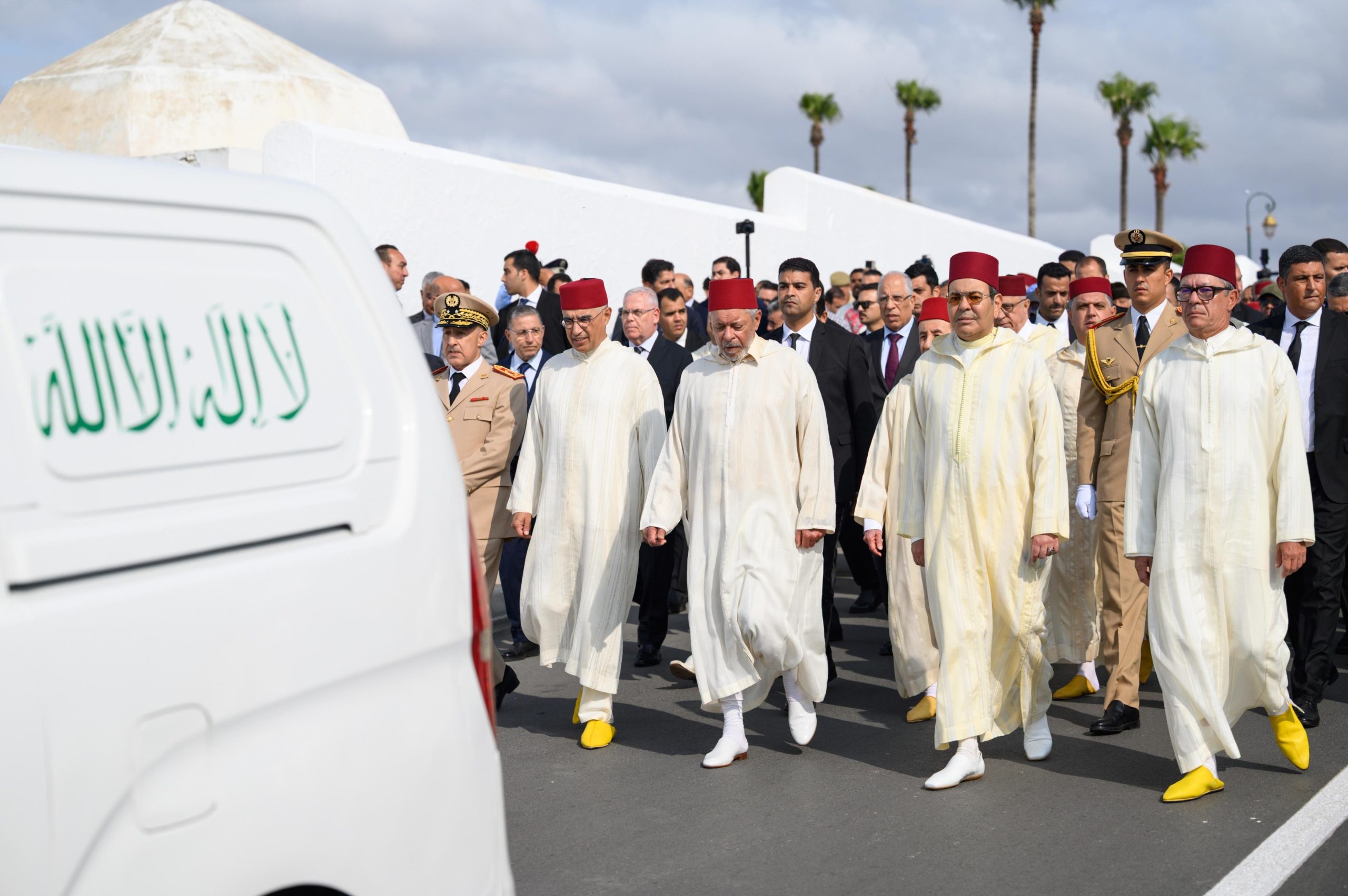 ✅ تشييع جثمان الراحل عبد الحق المريني بحضور الأمير مولاي رشيد