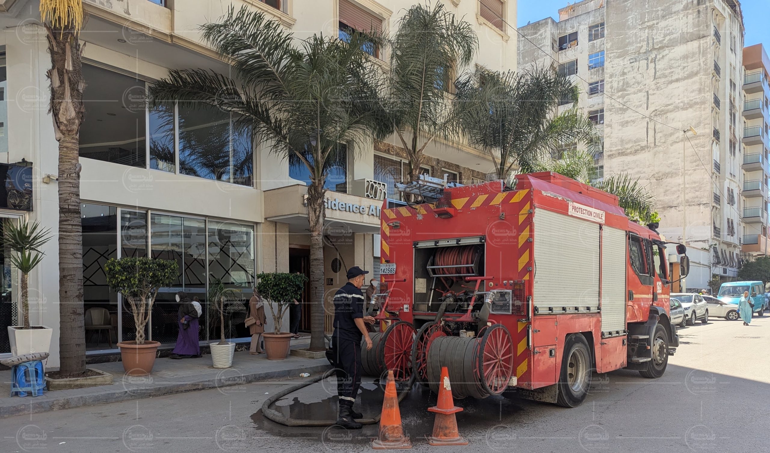 حريق محدود في شقة بشارع مولاي إسماعيل بطنجة