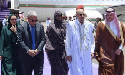 الرئيس الموريتاني يصل إلى المدينة المنورة