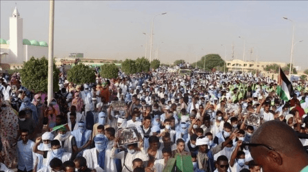 مظاهرة في نواكشوط تضامنا مع غزة ورفضا للإبادة الإسرائيلية