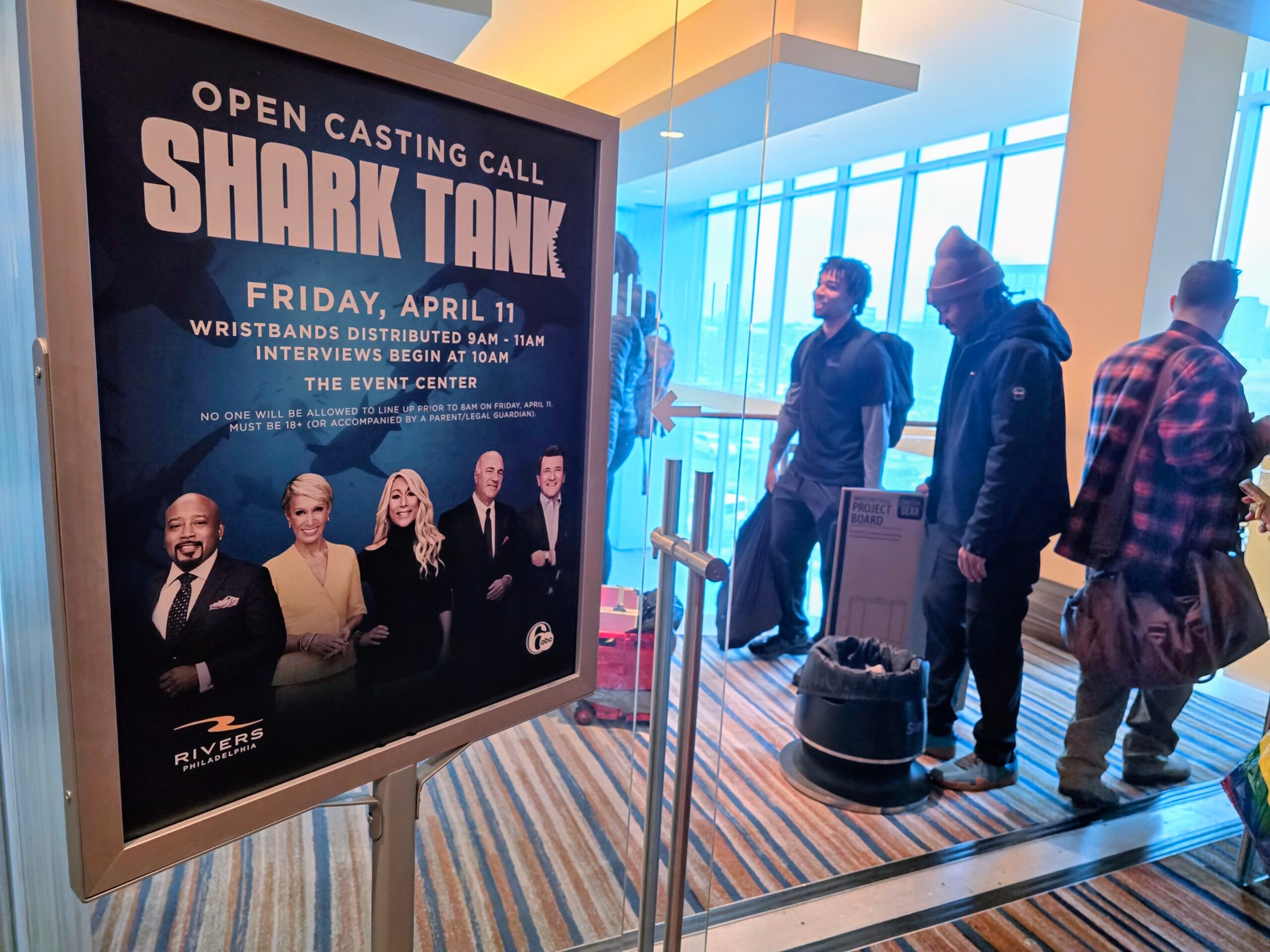 Hundreds compete for Shark Tank spots at the Philly open casting call