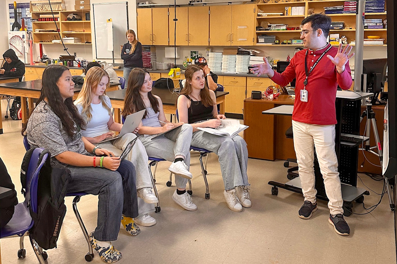This spring, Northern Virginia high schoolers are researching snow with NASA