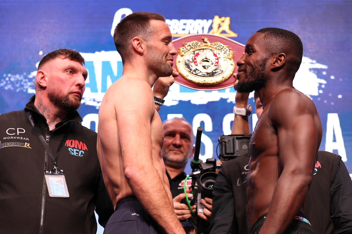 Josh Taylor makes his welterweight bow at 146.8lbs