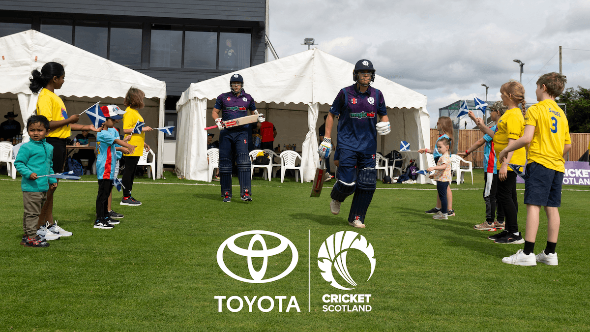Cricket Scotland and Toyota agree a deal