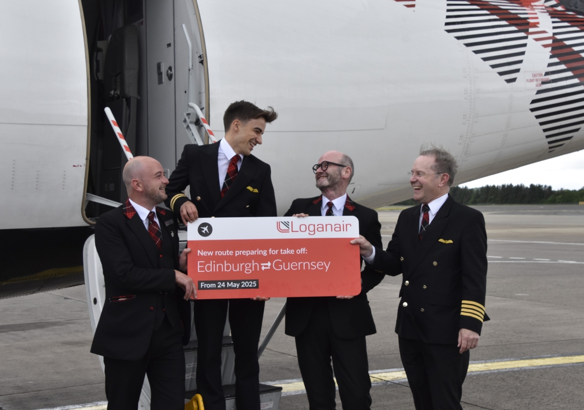 Loganair begins new direct Guernsey route from Edinburgh Airport