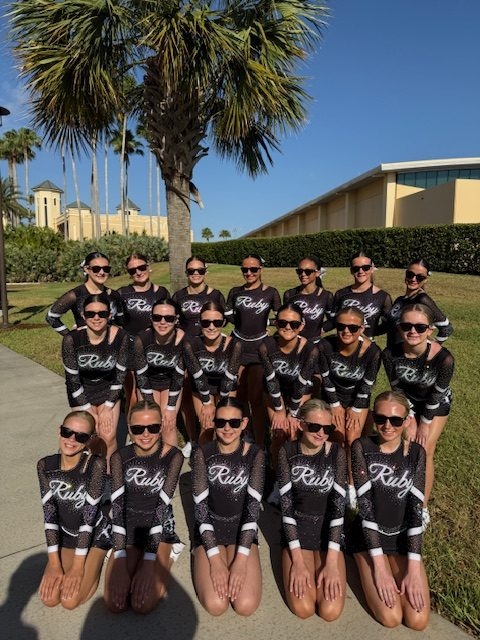 Podium place for Ruby cheerleaders in Florida