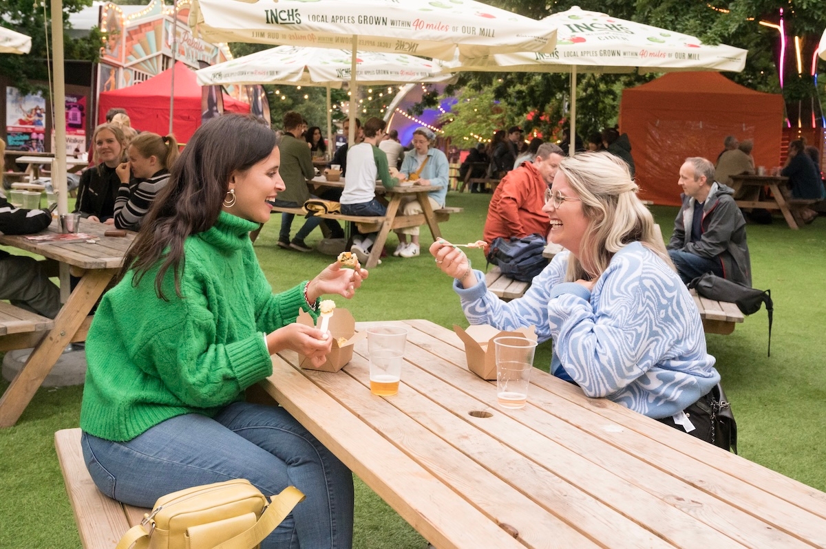 Edinburgh Folk & Food Festival – combining music and food in George Square