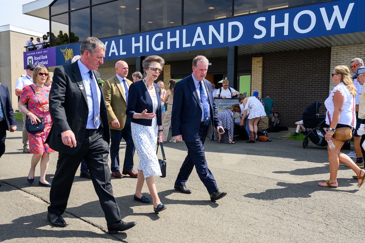 Royal visitor attends the Highland Show