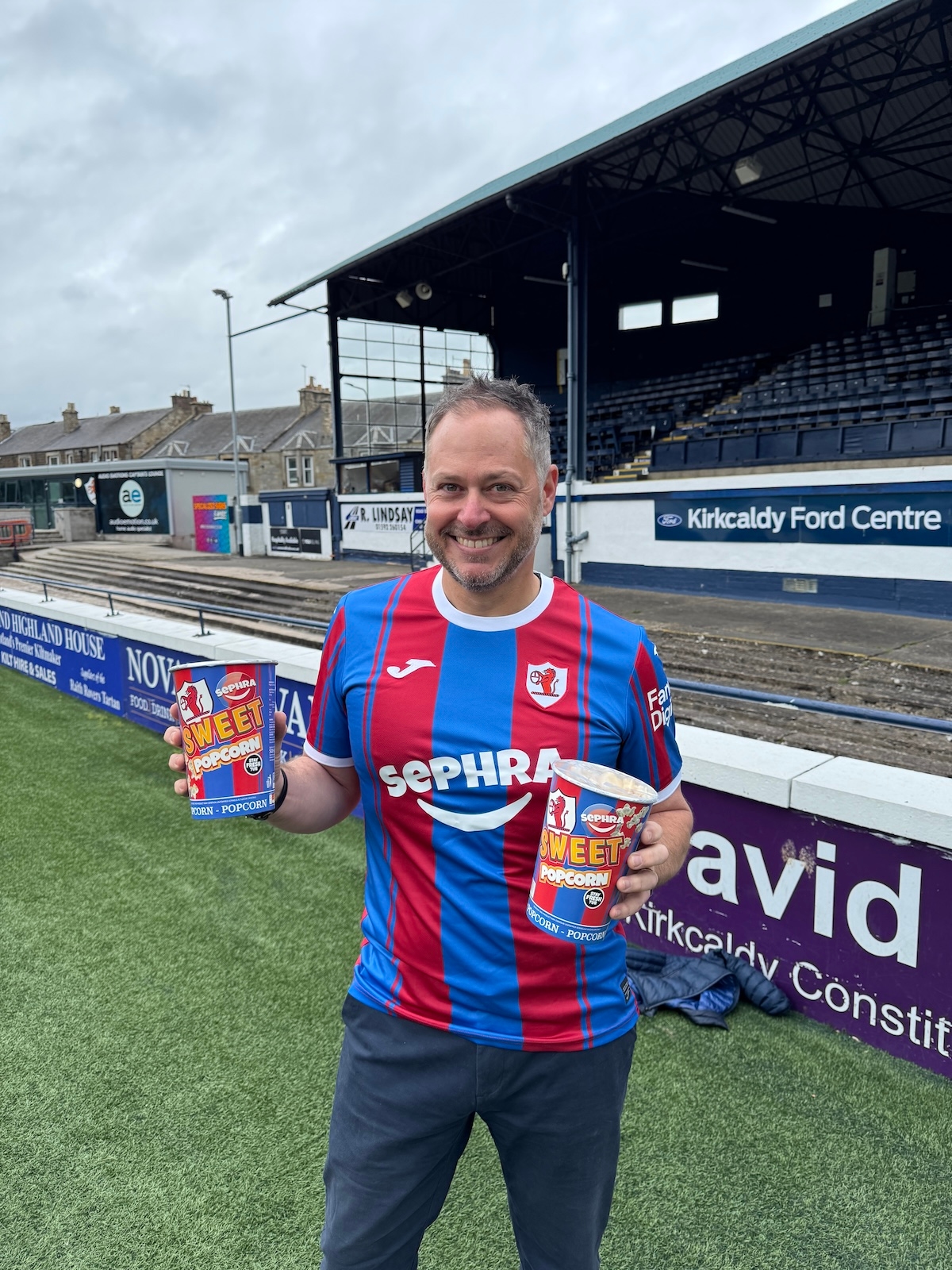 Fife based SEPHRA sponsors away shirt for Raith Rovers FC