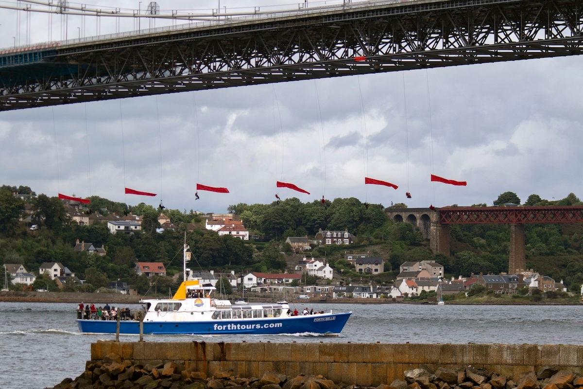 Ten people arrested following Forth Road Bridge protest