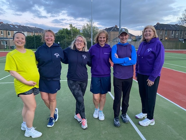 Murrayfield tennis ladies hit heights