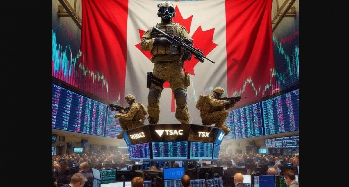 @ the Bell: TSX sinks as Canada promises defence spending increase