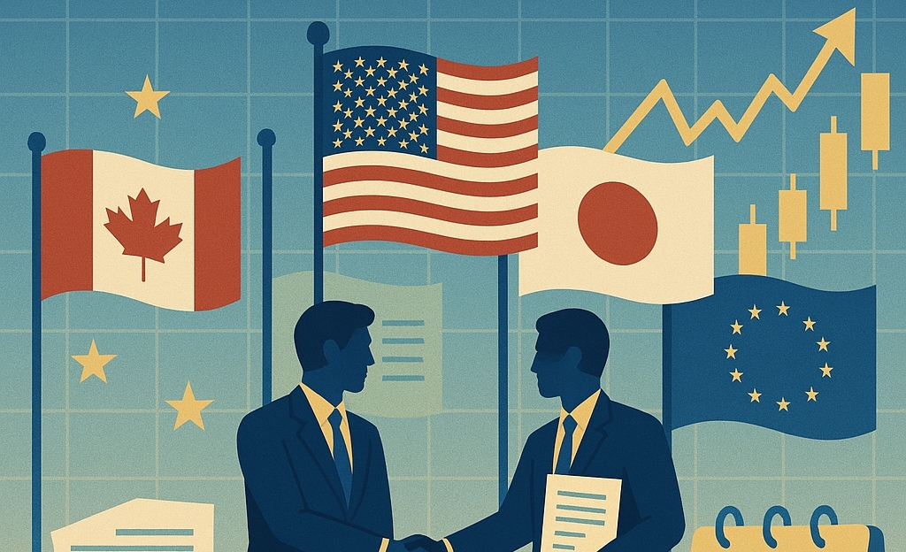 @ the Bell: Cautious gains for Canada as trade talks spark optimism