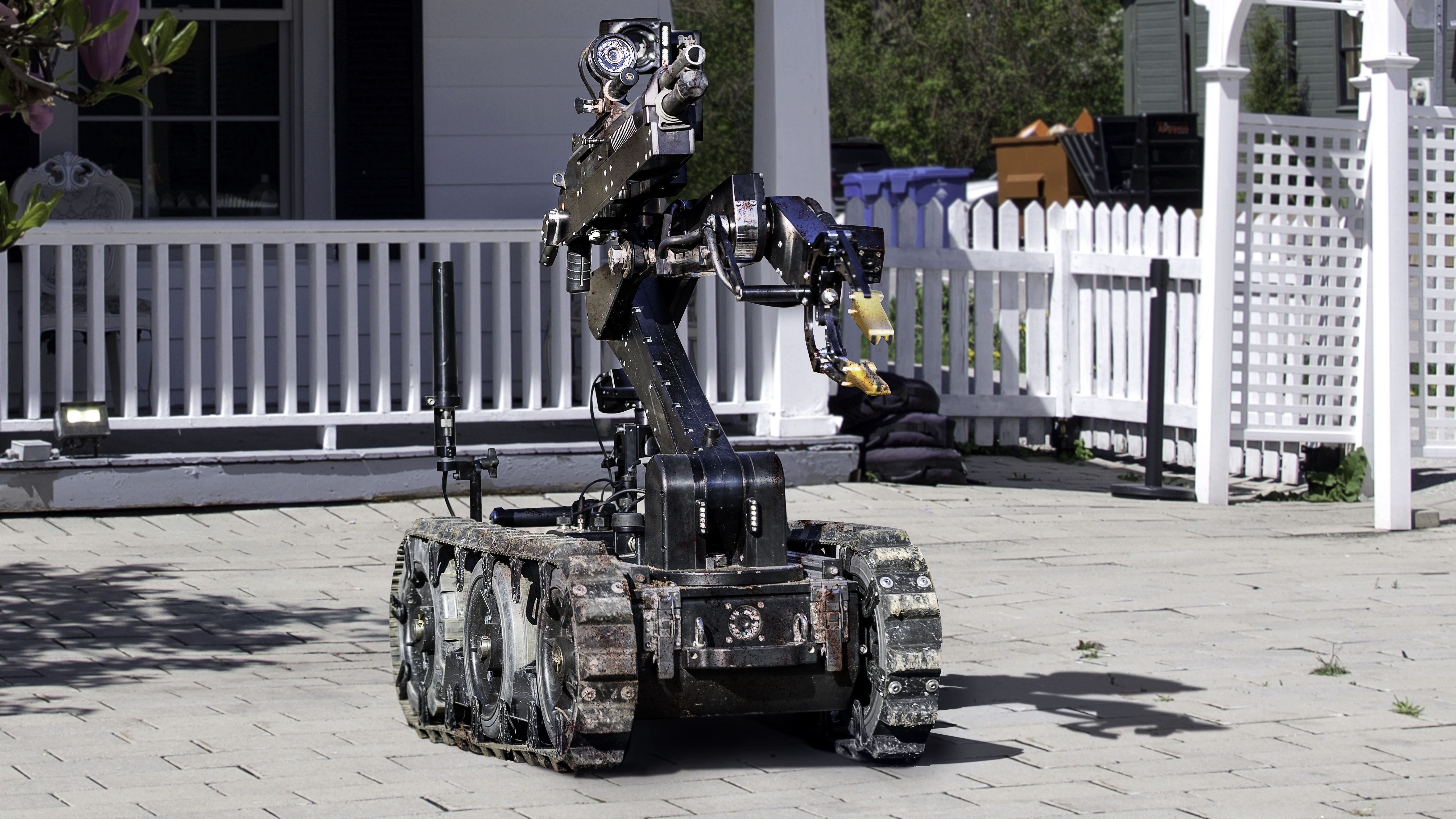 SWAT Team Robot Successfully Dismantles Black Man