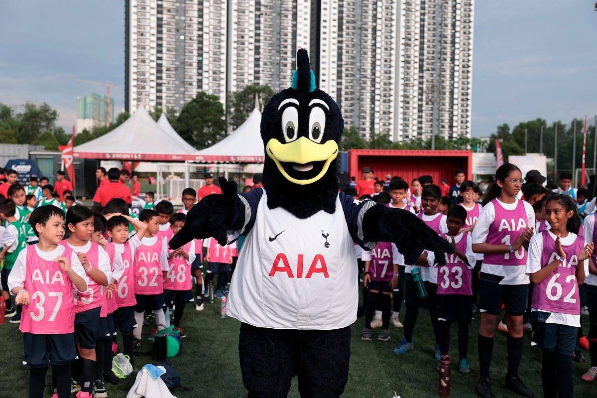 Football fever takes over as 1,300 join AIA's Score with Spurs Camp