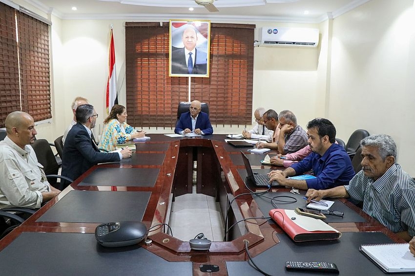 وزير المياه يبحث مع UNDP تسريع مشاريع المناخ في اليمن