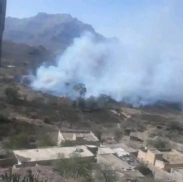 الشبكة اليمنية للحقوق والحريات تدين جريمة إحراق الحوثي لمزارع المواطنين في الضالع