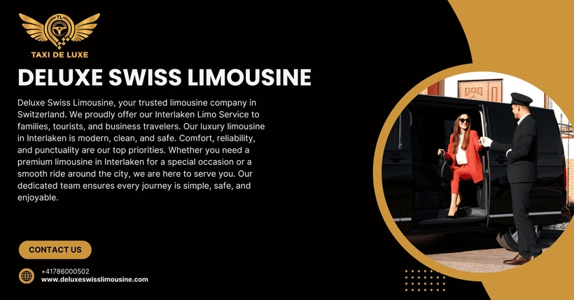 Limousine Ride in Interlaken Royal Comfort, Swiss Style