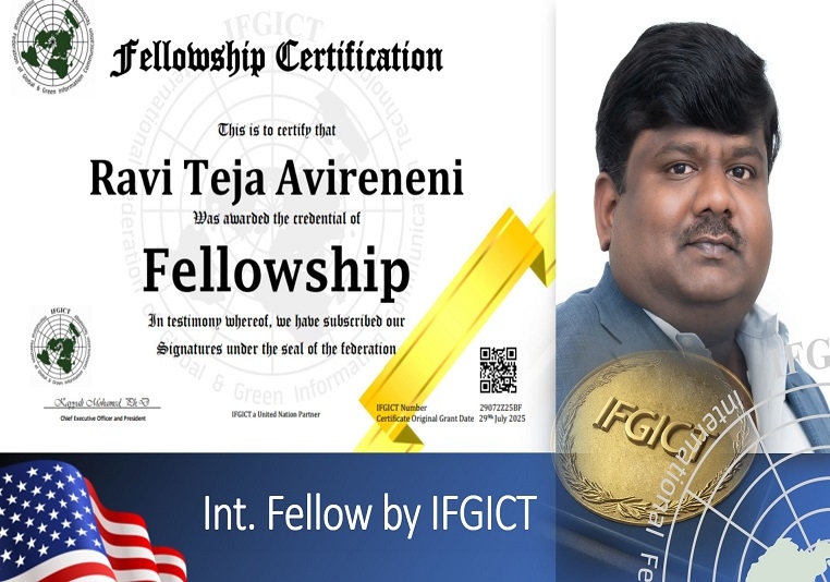 Ravi Teja Avireneni Earns IFGICT Fellowship