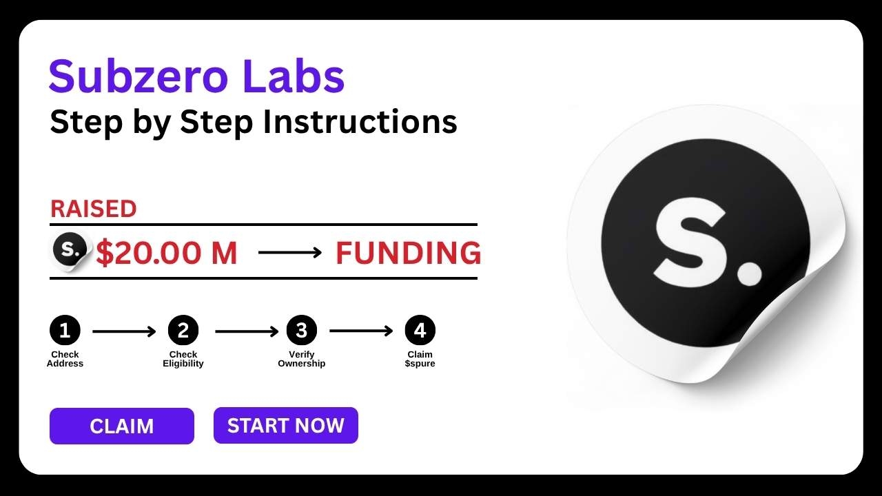 Potential Subzero Labs Airdrop – How to Claim Free Reward 2025!