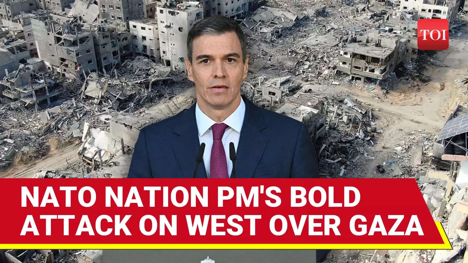 Spain PM Warns West Against 'Double Standards' On Gaza & Ukraine; Sanchez Bats For 2-state Solution
