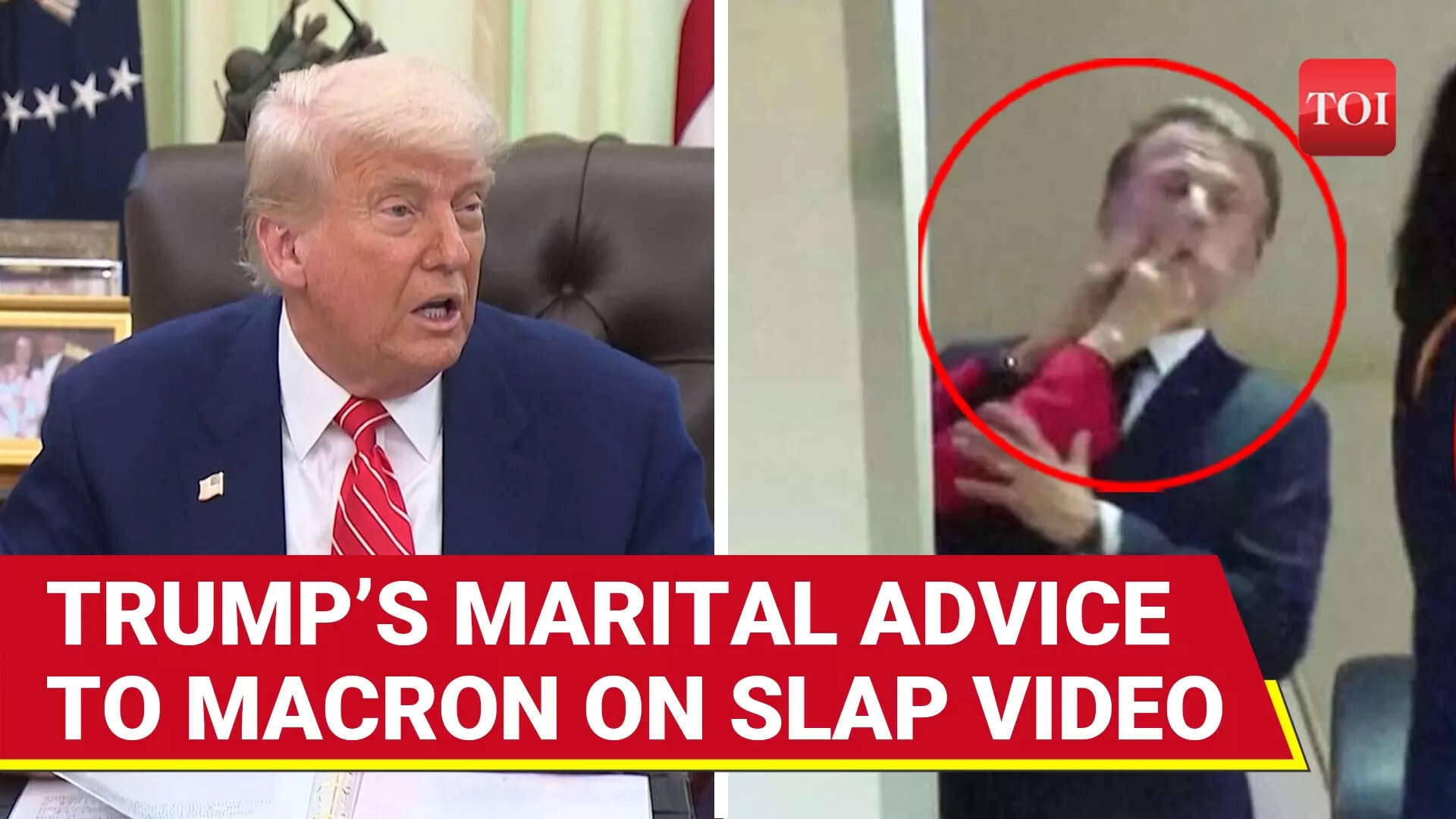 Trump's Savage Joke On Macron Wife Slap Controversy, White House Reporters Burst Into Laughter