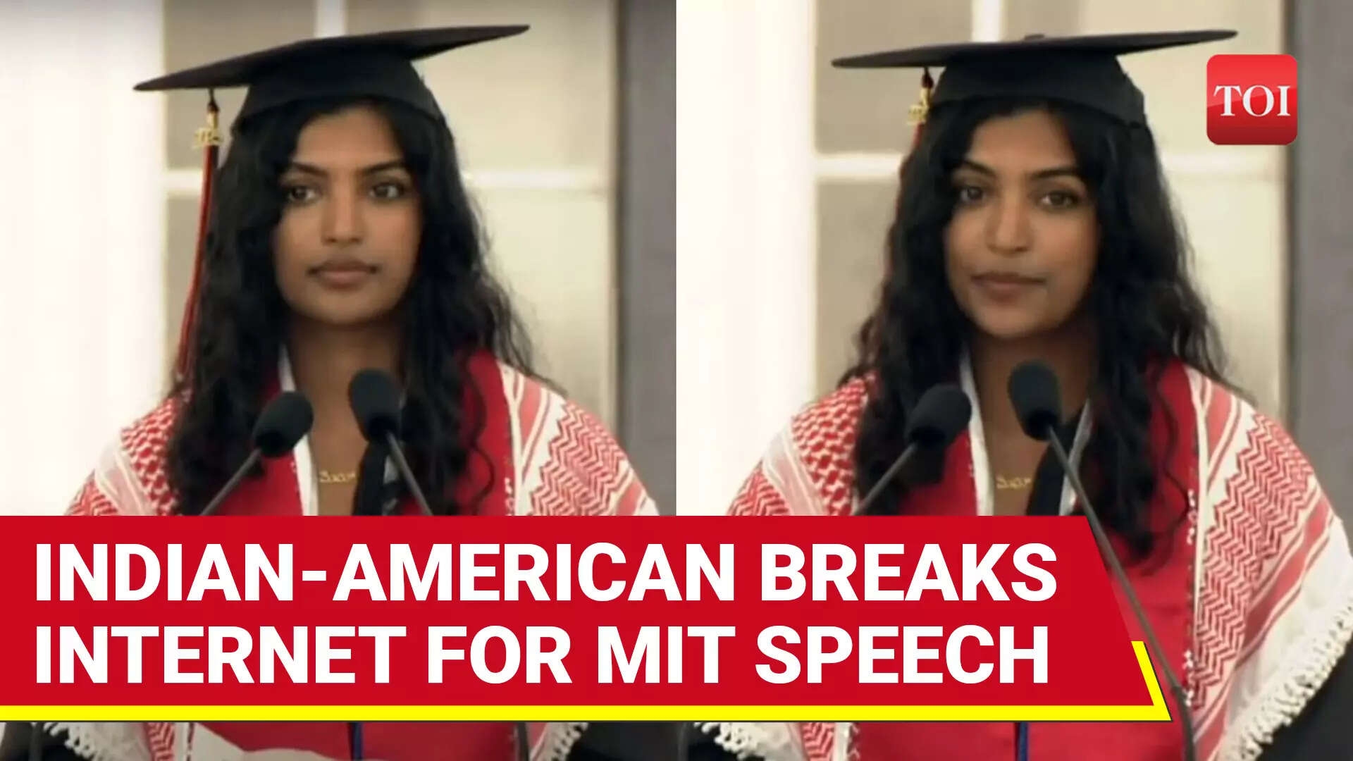 MIT Grad Wears Arab Headscarf; Torches Alma Mater's Israel Ties In Viral Speech