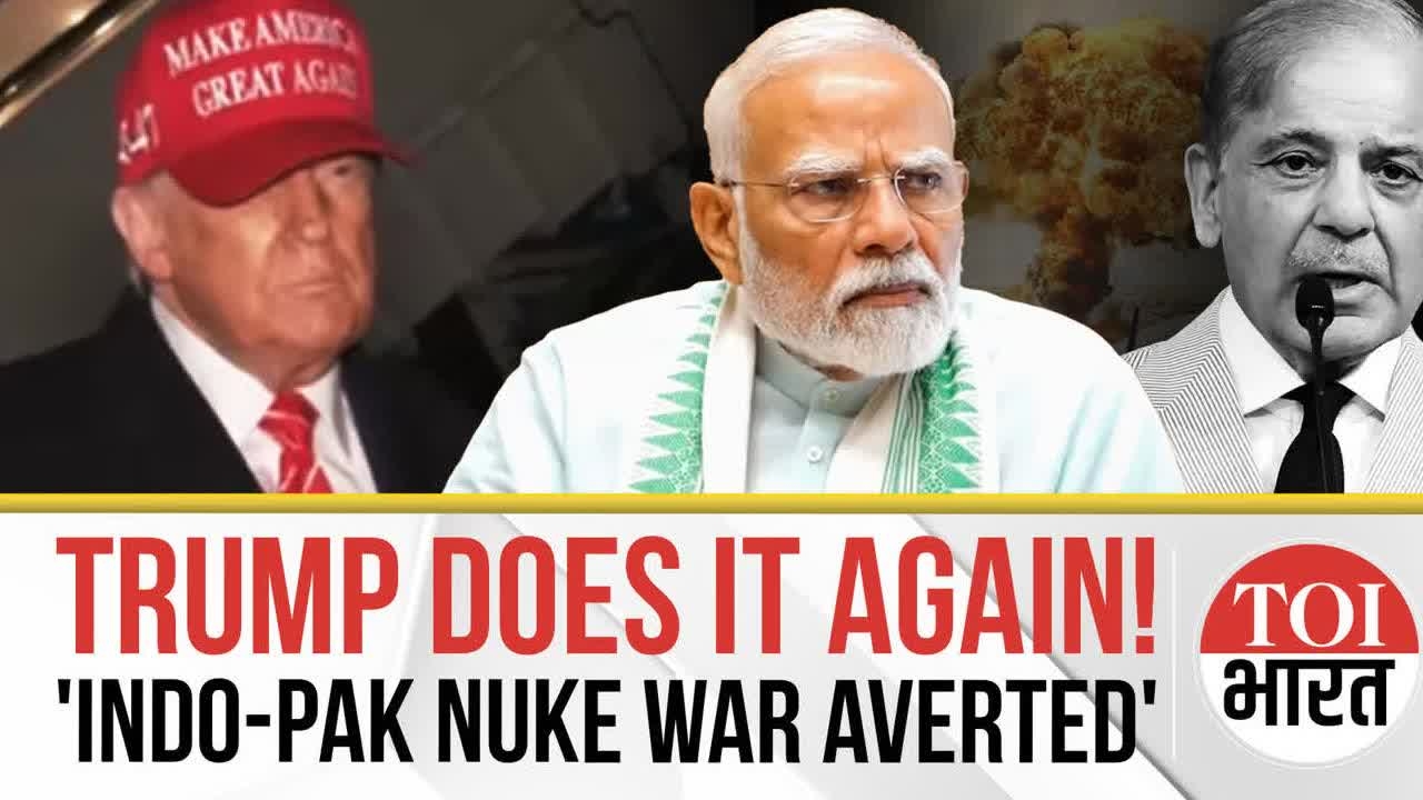 Donald Trump Does it AGAIN! Claims Credit for India-Pak Peace, Averted Nuclear War with Trade Offer