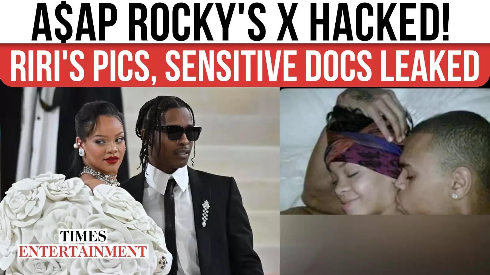 Hackers Take Over A$AP Rocky's X Account; Upload Rihanna's Photos, LEAK Personal Documents