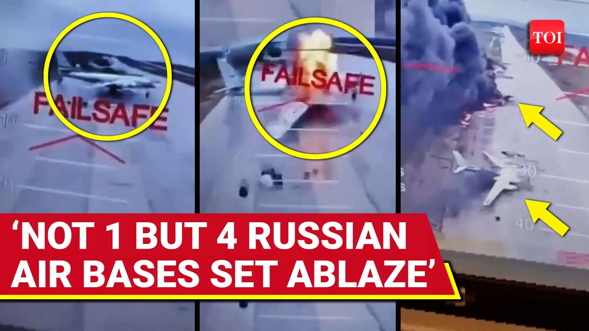 Ukrainian Security Service Reports Striking 4 Russian Air Bases, Damaging 40 Strategic Bombers