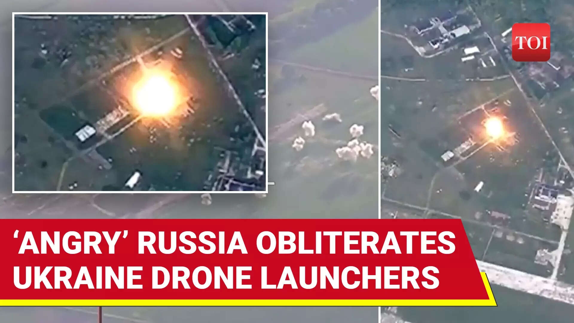 Russian Iskander-M Missile Strike Ukrainian Drone Launchers In Sumy, Kharkiv: Video