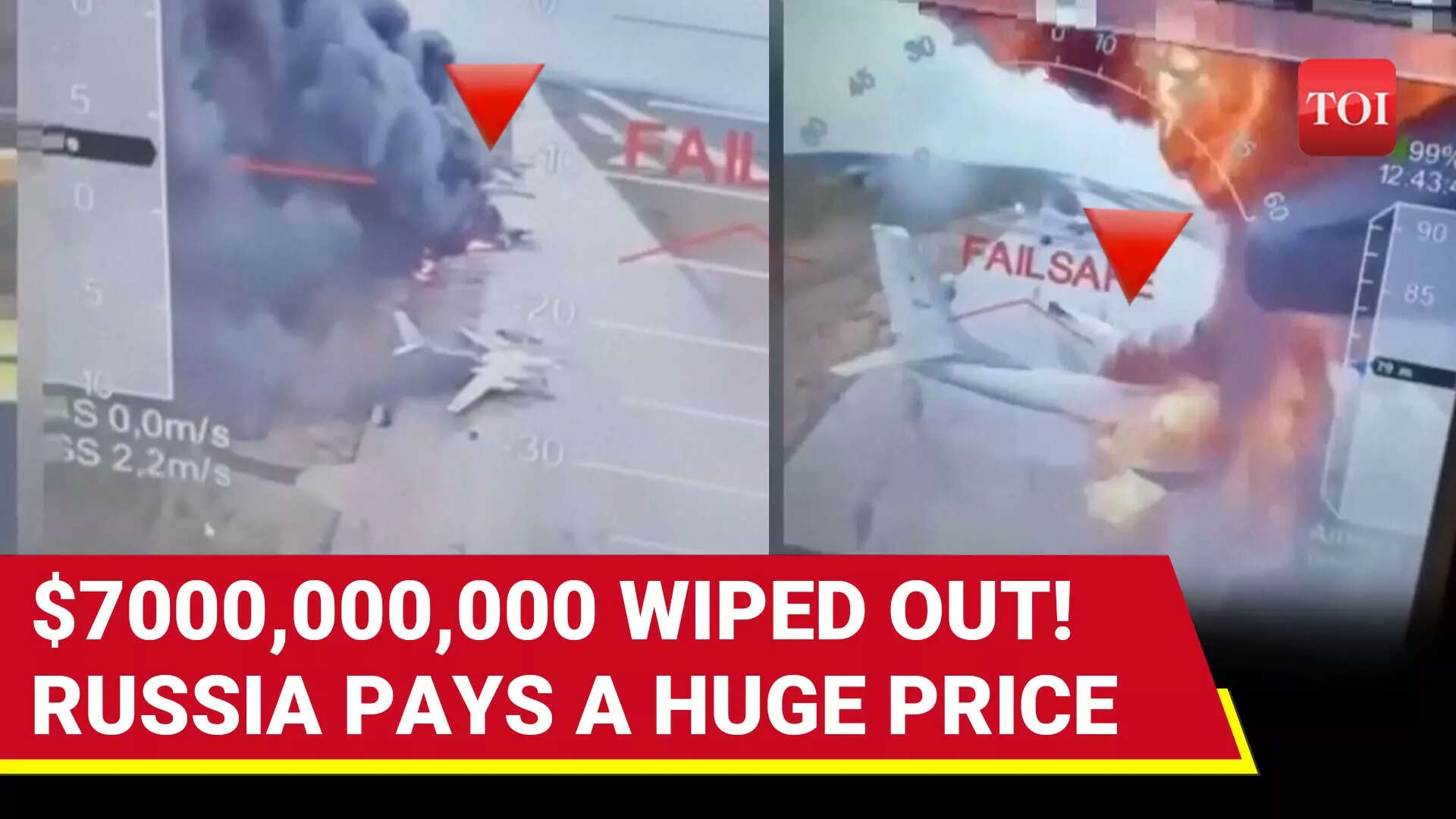 Russian 'Pearl-Harbour': Full Details Of Destroyed NUCLEAR BOMBERS, Cost Of Drones Vs Aircraft Hit