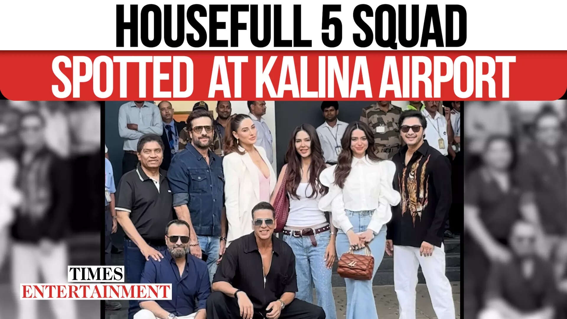 Housefull 5 Cast Spotted at Airport Ahead of Promotions